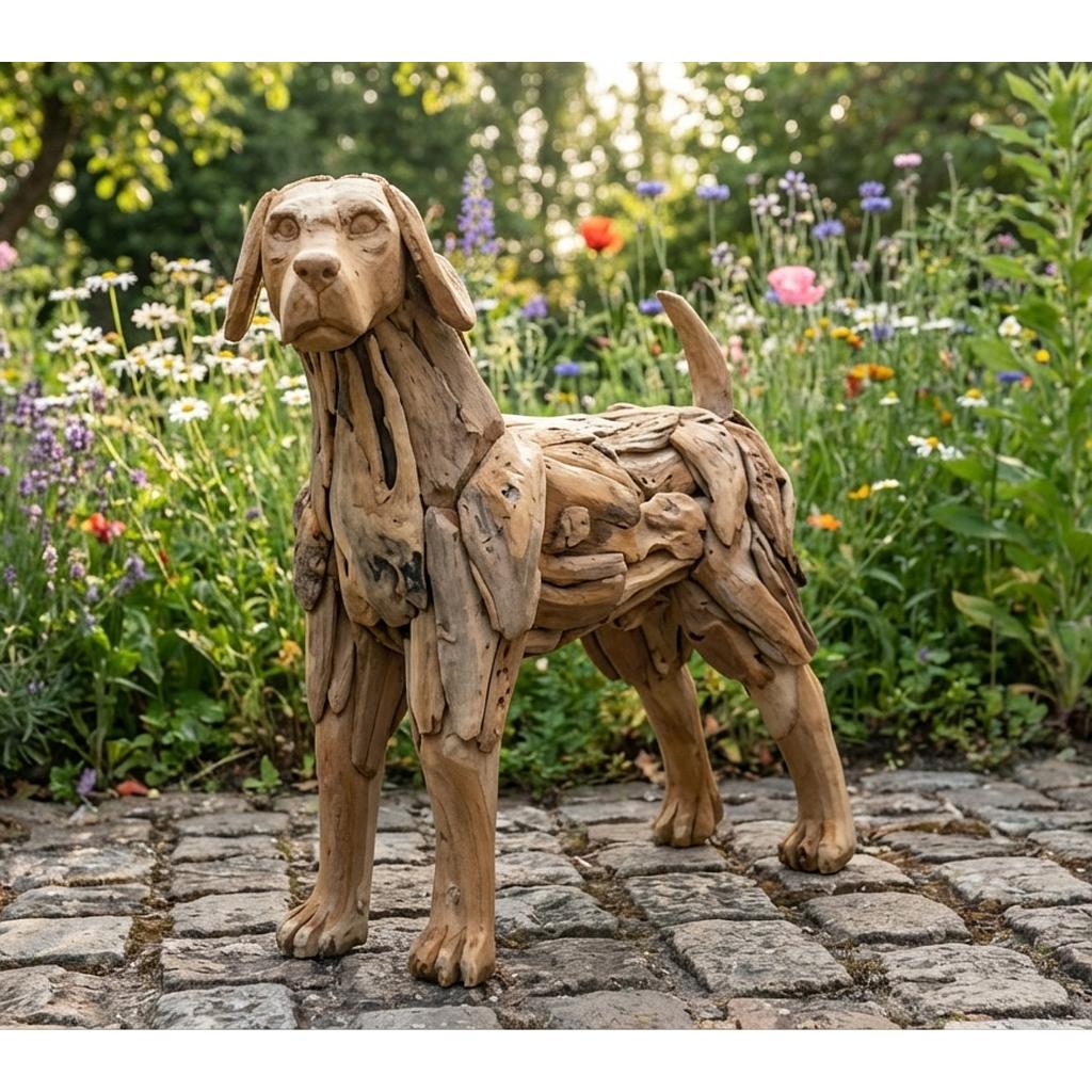 Hund 100 Wurzelholz