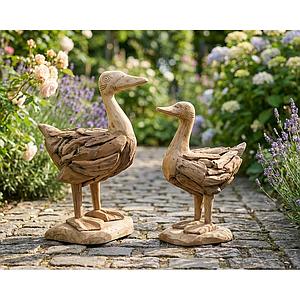 Ente 30cm, Wurzelholz