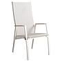 Dallas Pos.stuhl creme Teak-Arm