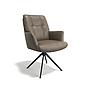 Leder, Floria-AL taupe Sitz Federkern