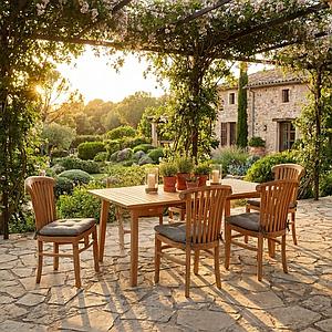 Batavia Teak 160/ Stuhl