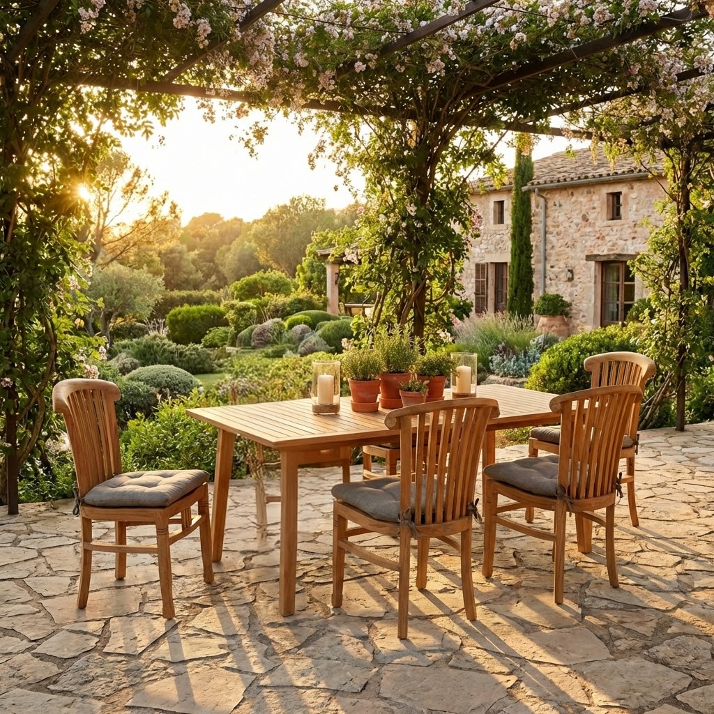 Batavia Teak 160/ Stuhl