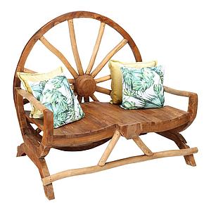 Bank Wheel 130cm Altholz