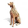 Dog "slim" 100cm Wurzelholz