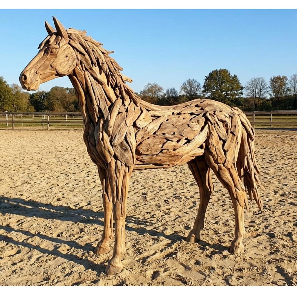 Saar-Hengst 220cm, Wurzelholz